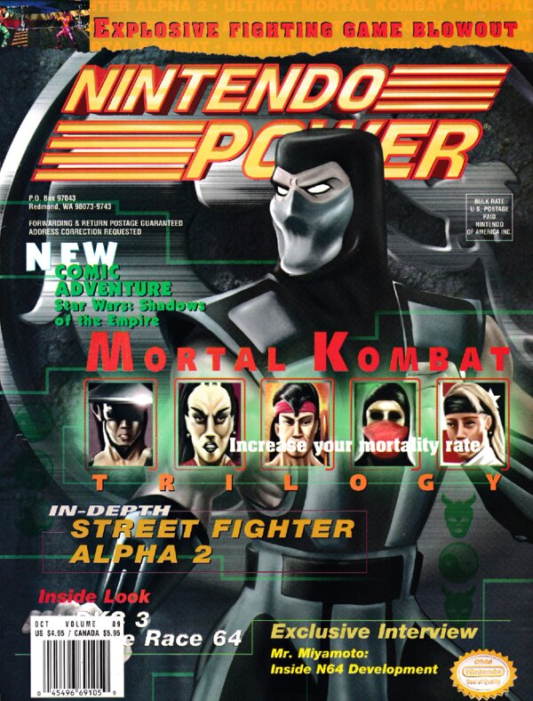Nintendo Power Issue 089 (October 1996) cover
